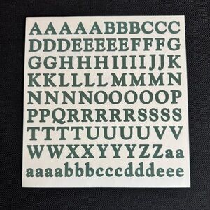 New Creative Memories Large ABC/123 Classic Letters 6 Evergreen are available
